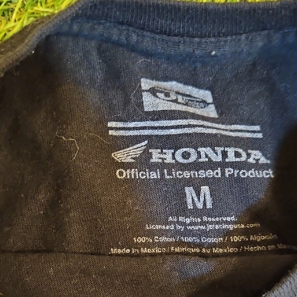Honda Racing USA Black T-Shirt Vinage - Picture 4 of 5